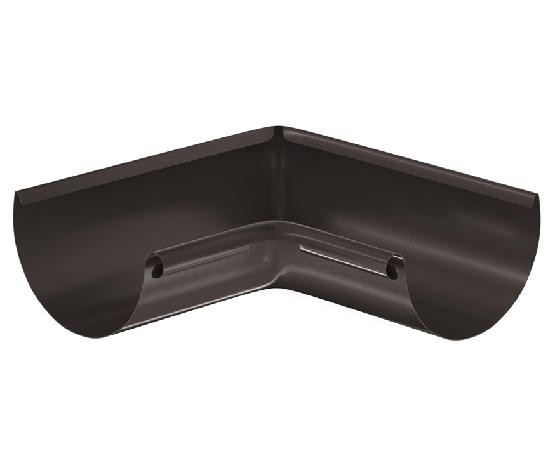 Водосток Aquasistem, система 125x90 - Угол желоба, внутренний 90° RR 32 Тёмно Коричневый купить в Каменск-Уральском