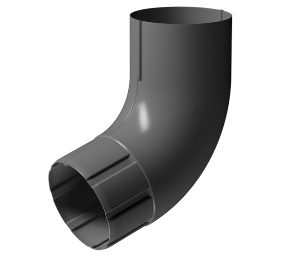 Колено 72° D90 Döcke STAL PREMIUM Графит, (RAL 7024) купить в Каменск-Уральском