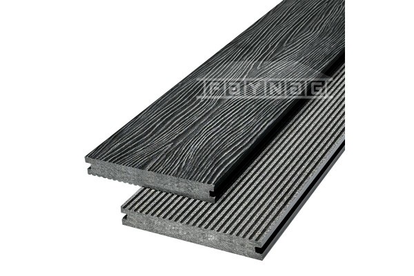Террасная доска из ДПК Faynag Premium Massive 3D — Кварц купить в Каменск-Уральском