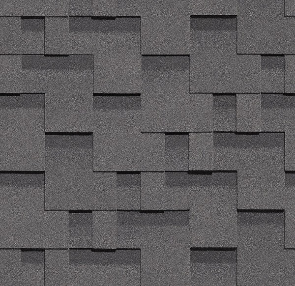 Гибкая черепица Docke, коллекция Тетрис – Серый купить в Каменск-Уральском