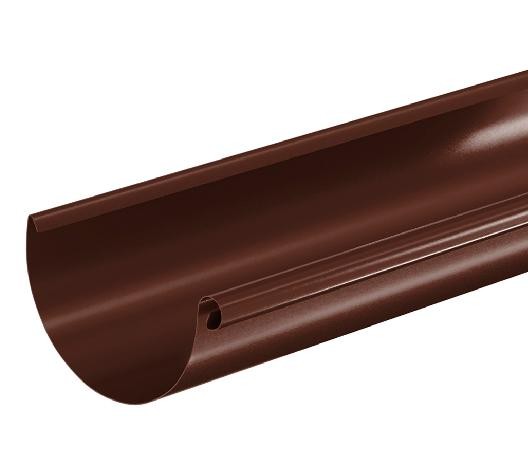 Водосток Aquasistem, система 150/100 - Водосточный желоб 3.00м RAL 8017 Коричневый купить в Каменск-Уральском