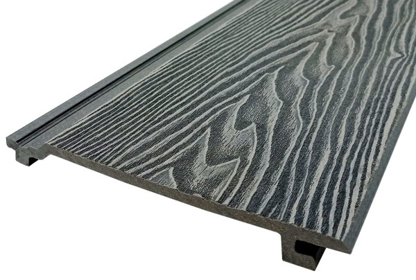 Сайдинг Darvolex 185x19x3000мм, 3D тиснение Серый купить в Каменск-Уральском