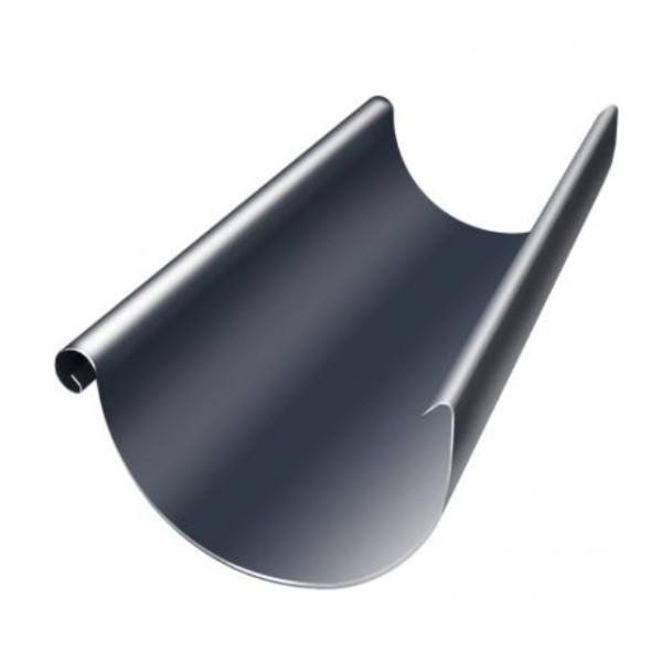 Водосток Grand Line 125x90 – Желоб 3м RAL 7024 купить в Каменск-Уральском