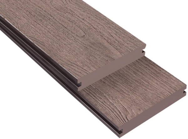 Террасная доска ДПК Outdoor 3D полнотелая NEVADA/CALIFORNIA BROWN коричневая микс купить в Каменск-Уральском
