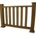 Ограждения из ДПК WOODVEX Кофе купить в Каменск-Уральском