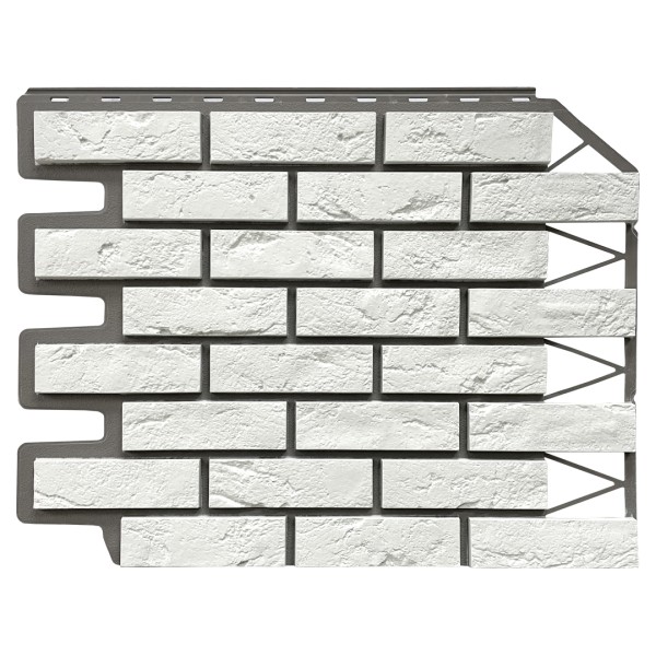 Фасадная панель FineBer, Кирпич Баварский, Белый купить в Каменск-Уральском