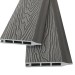 Заборная панель шип-паз EasyDecking Wood-Х 146х20 Серый купить в Каменск-Уральском