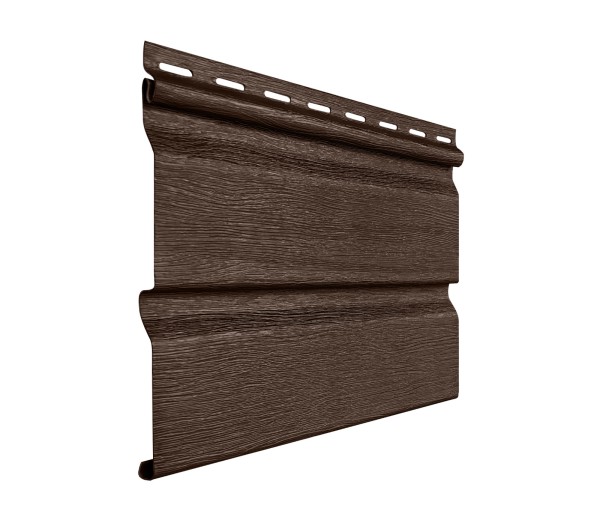 Виниловый сайдинг fineber (файнбер) - серия "стандарт", коричневый купить в Каменск-Уральском