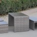 Диван-Трансформер AFINA плетеный из иск. ротанга S330G-W78 Grey купить в Каменск-Уральском