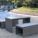 Диван-Трансформер AFINA плетеный из иск. ротанга S330G-W78 Grey купить в Каменск-Уральском