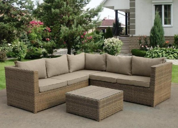 Комплект мебели AFINA плетеной из иск. ротанга YR825B Beige купить в Каменск-Уральском