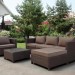 Комплект мебели AFINA плетеной из иск. ротанга YR821A Brown/Beige купить в Каменск-Уральском