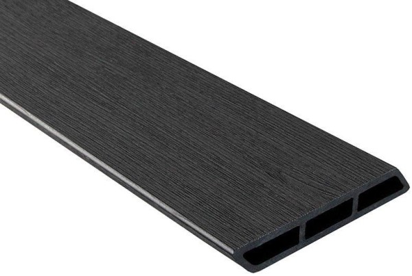 Доска Ромбус 3D ДПК Outdoor STORM BLACK черная купить в Каменск-Уральском