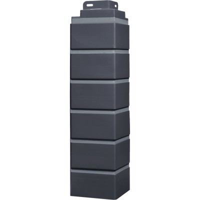 Угол Фасайдинг Серия «Кирпич клинкерный» Графит