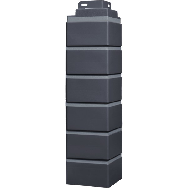 Угол Фасайдинг Серия «Кирпич клинкерный» Графит купить в Каменск-Уральском