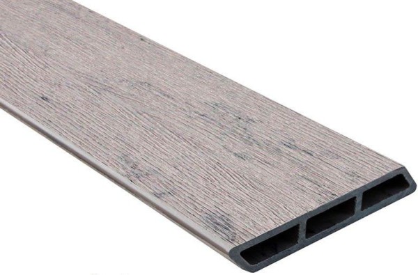 Доска Ромбус 3D ДПК Outdoor STORM GREY серая микс купить в Каменск-Уральском
