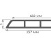 Доска Ромбус 3D ДПК Outdoor STORM GREY серая микс купить в Каменск-Уральском