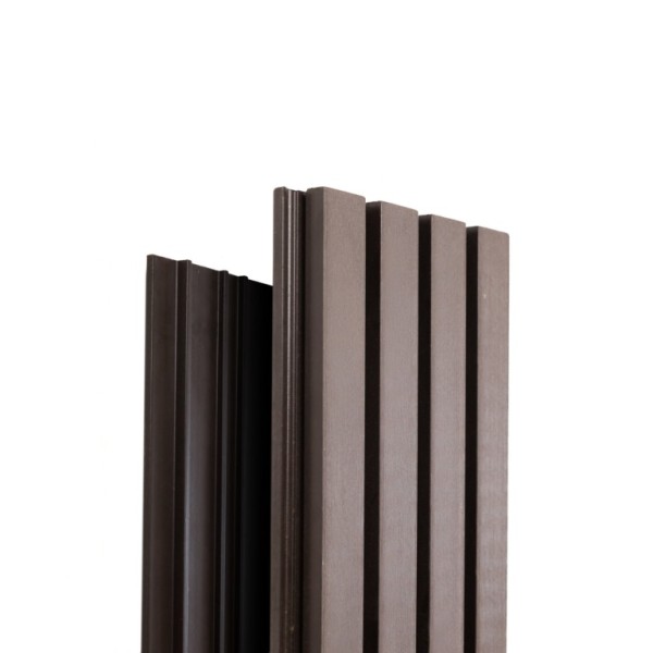 Фасадная доска Ecodecking Техно реечная 200х26х3000 Венге купить в Каменск-Уральском