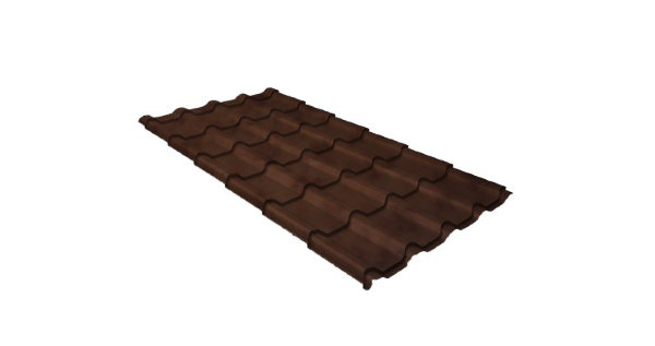 Металлочерепица камея 0,45 Safari Twincolor Brown купить в Каменск-Уральском