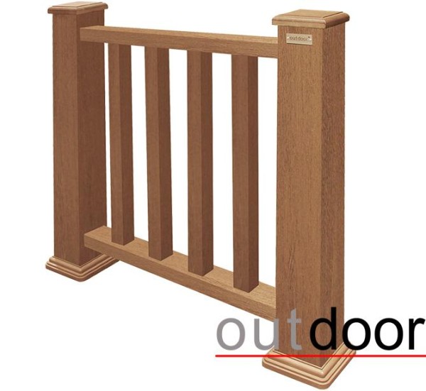Ограждение из ДПК Outdoor Классик 3D STORM дуб купить в Каменск-Уральском