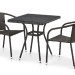 Комплект плетеной мебели AFINA из иск. ротанга T282BNT/Y137C-W53 Brown 2Pcs купить в Каменск-Уральском