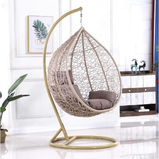 Кресло Подвесное из искусственного ротанга AFM-169A-XLB Beige купить в Каменск-Уральском
