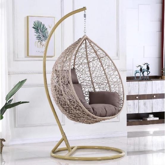 Кресло Подвесное из искусственного ротанга AFM-169A-LB Beige купить в Каменск-Уральском