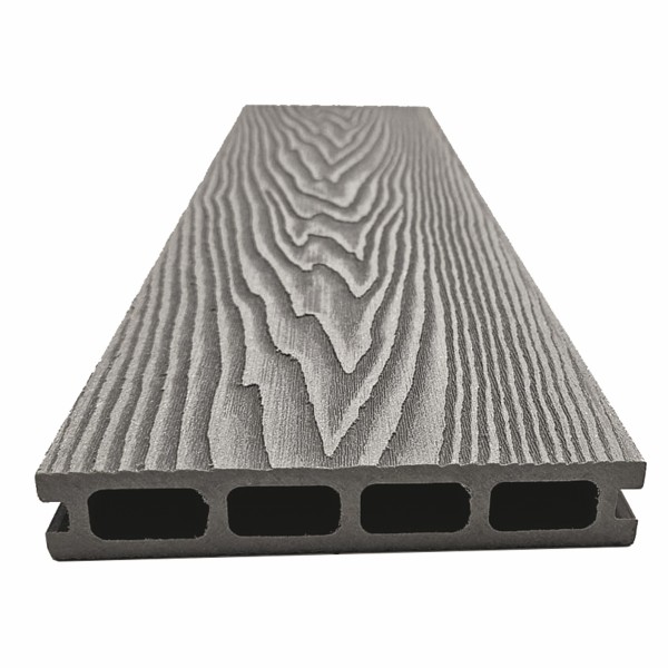 Террасная доская ДПК NanoWood Double 3D Серый купить в Каменск-Уральском