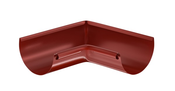 Водосток Aquasistem, система 150x100 - Угол желоба, внутренний 90° RR 29 Бургундский купить в Каменск-Уральском