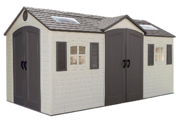 Сарай пластиковый LifeTime 15x8 DD купить в Каменск-Уральском