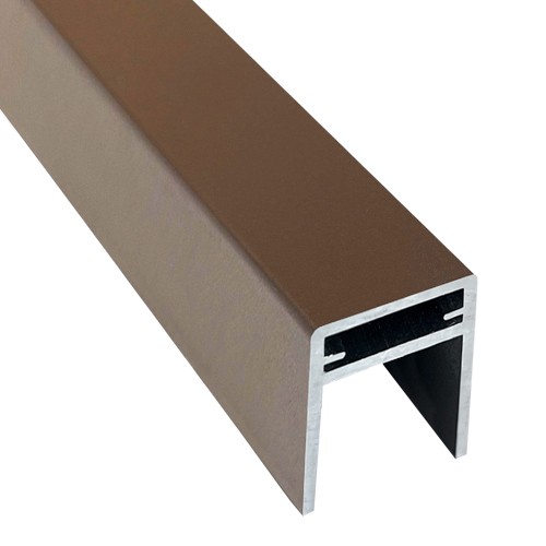 П-профиль Алюминиевый EasyDecking 35x25 Венге купить в Каменск-Уральском