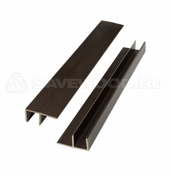 F-профиль ДПК Savewood – Тёмно-коричневый купить в Каменск-Уральском