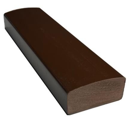 Лавочный брус Ecodecking Некст полнотелый глянцевый 70х35 шоколад купить в Каменск-Уральском