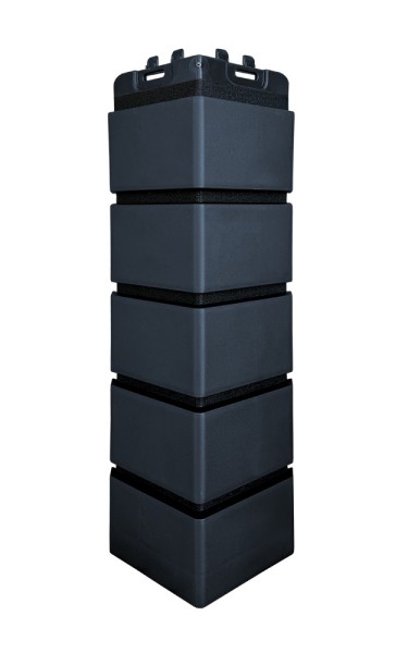 Угол Grand Line клинкерный кирпич ПРЕМИУМ Графит (шов RAL 9005) купить в Каменск-Уральском