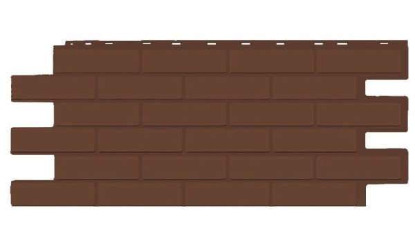 Фасадная панель T-Siding Кирпич Модерн Эко Браун купить в Каменск-Уральском