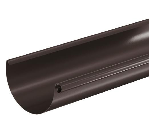 Водосток Aquasistem, система 125x90 - Водосточный желоб 3.00м RR 32 Тёмно Коричневый купить в Каменск-Уральском