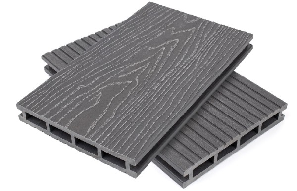 Террасная доская ДПК NanoWood Nature 3D пустотелая Серый купить в Каменск-Уральском