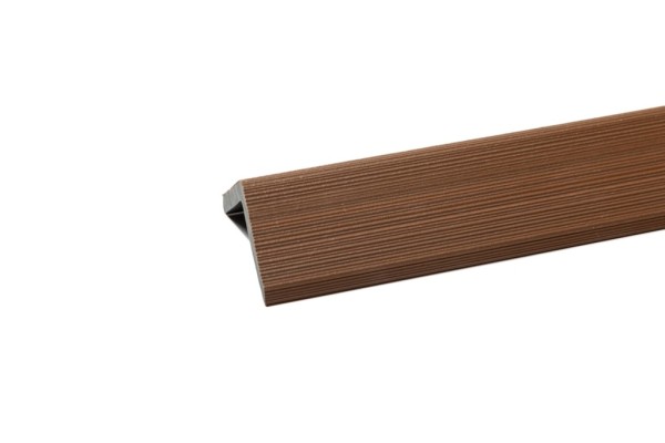 Уголок торцевой Ecodecking Скай коэкструзия 45х45х3000 Тик купить в Каменск-Уральском