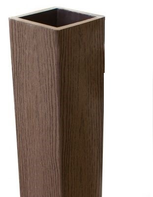 Столб опорный Woodvex Co-Extrusion Темно - Коричневый купить в Каменск-Уральском