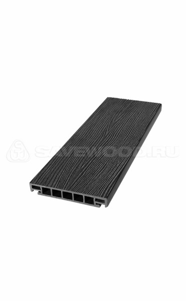 Террасная доска из ДПК SW Salix (S) (R) черный купить в Каменск-Уральском